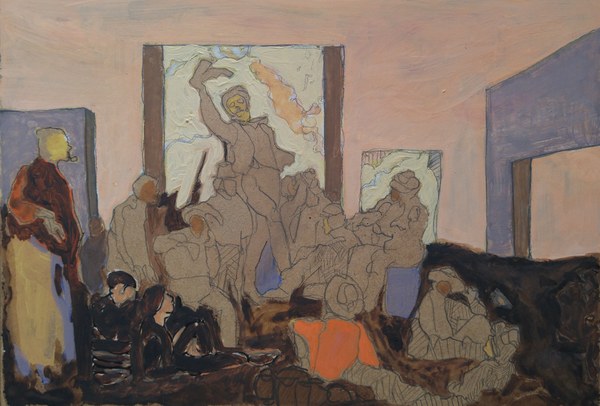 Histoire I - 21x30 - tempera